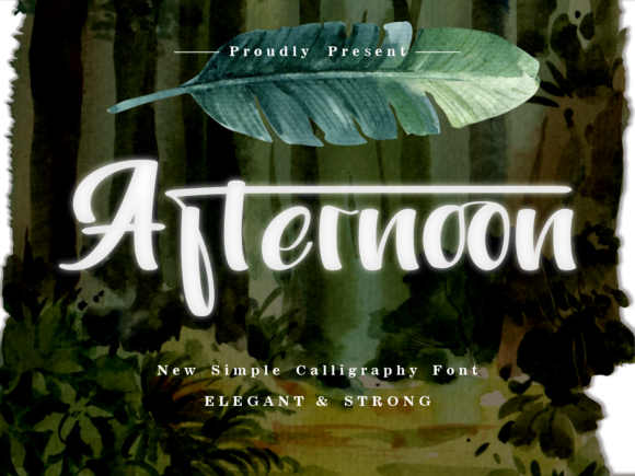 Afternoon: A Modern Script Font for Creative Branding