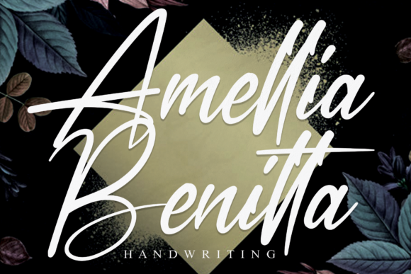 Amellia Benitta: A Handwritten Font for Elegant Web Design