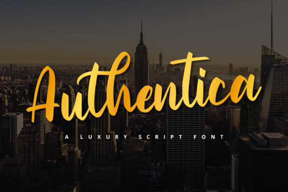 Authentica: A Handwritten Font for Editorial Elegance