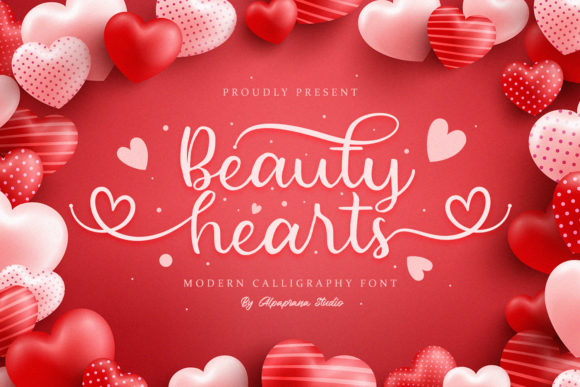 Bring Charm to Your Creations with Beauty Hearts Font