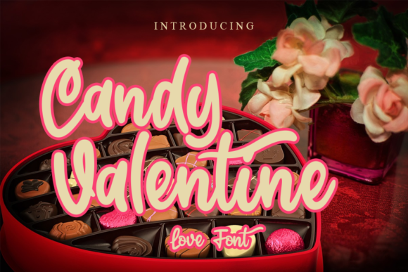 Candy Valentine: A Charming Handwritten Font for Crafters