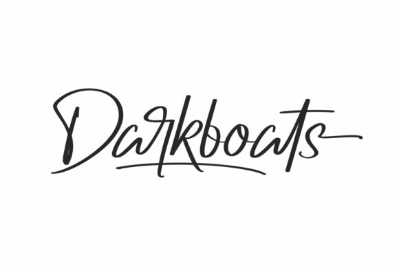Darkboats: A Bold Script for Modern Projects