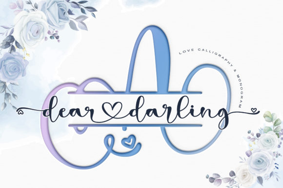 Dear Darling: A Romantic Calligraphy Font for Branding