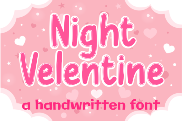 Discover Night Valentine: A Handwritten Font for Creative Branding