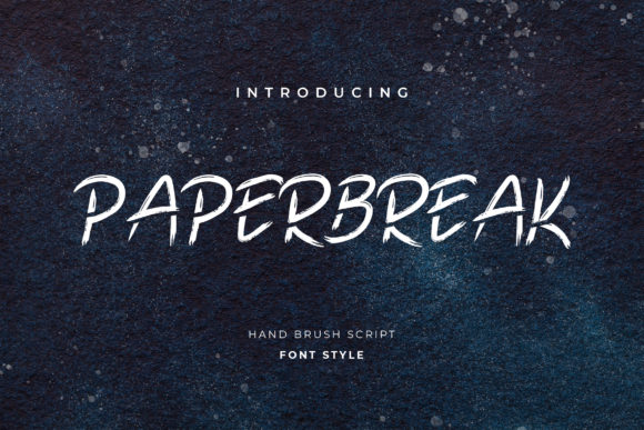 Discover Paperbreak: A Handwritten Font for Editorial Charm