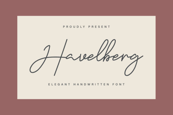 Discover the Charm of Havelberg: A Versatile Script Font for Makers