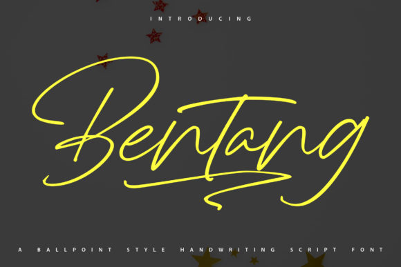 Elevate Your Brand with Bentang: A Versatile Handwritten Font