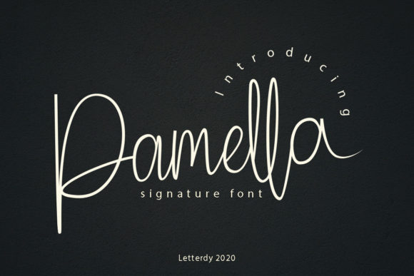 Elevate Your Craft with Pamella: A Stylish Script Font