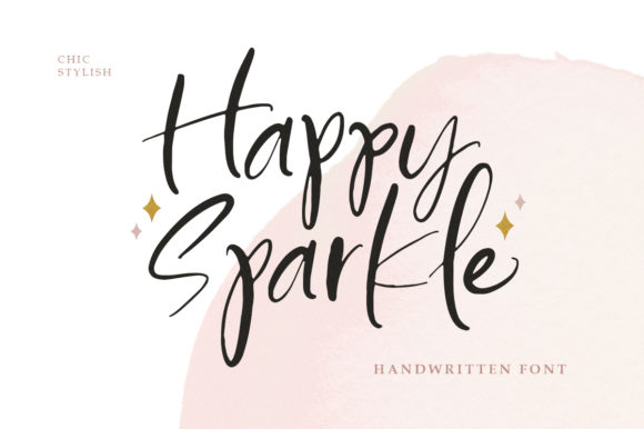 Happy Sparkle: Elevate Your Web Design with This Elegant Handwritten Font
