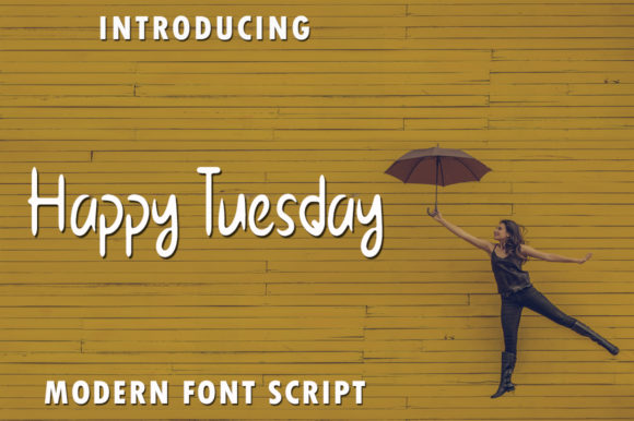 Happy Tuesday: A Versatile Handwritten Font for Engaging Campaigns