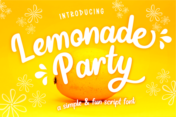 Lemonade Party: A Versatile Script Font for Web Design