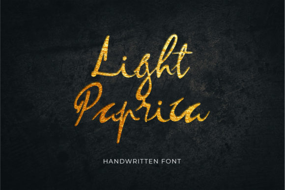 Light Paprica: A Versatile Handwritten Font for Creative Projects