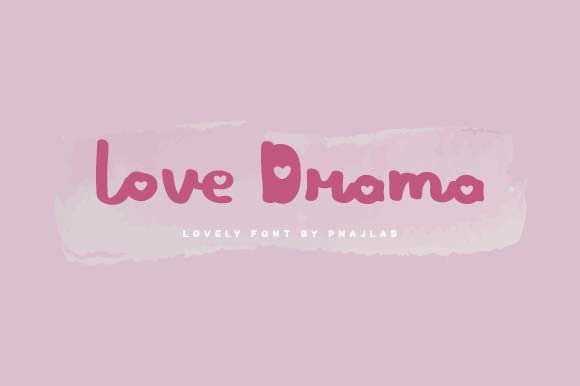Love Drama: A Handwritten Font for Eye-Catching Campaigns