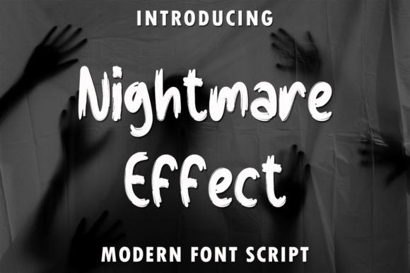 Nightmare Effect: A Versatile Handwritten Font for Editorial Design