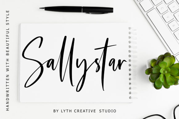 Sallystar: The Handwritten Font for Captivating Brand Stories