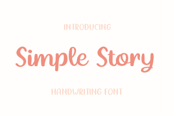Simple Story: A Handwritten Font for Engaging Web Design