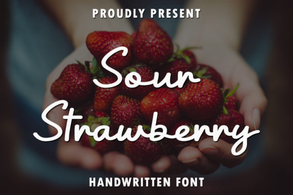 Sour Strawberry: A Friendly Script Font for Creative Web Design