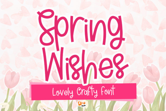 Spring Wishes: A Handwritten Font for Charming Branding