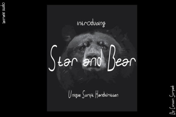 Star and Bear: A Handwritten Font for Editorial Charm