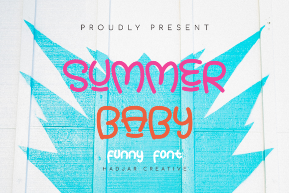 Summer Baby: A Playful Handwritten Font for Creative Branding