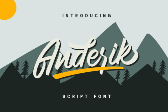 Transform Your Brand with Anderik: The Joyful Script Font