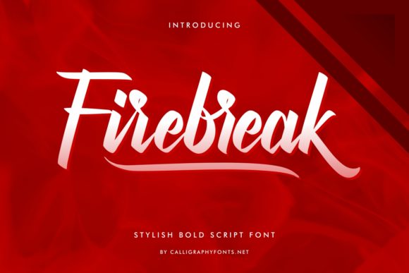 Transform Your Brand with Firebreak: A Bold Script Font