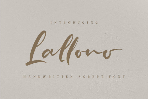 Transform Your Brand with Lallono: A Graceful Script Font