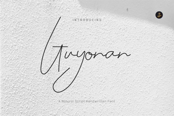 Unleash Charm with Guyonan: A Handwritten Font for Makers