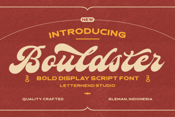 Unleash Creativity with Bouldster: A Daring Handwritten Font