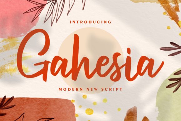 Unleash Creativity with Gahesia: A Bold Handwritten Font