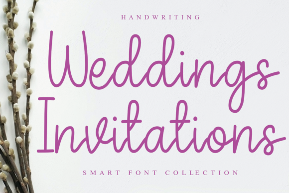 Weddings Invitations: A Delicate Handwritten Font for Elegant Design