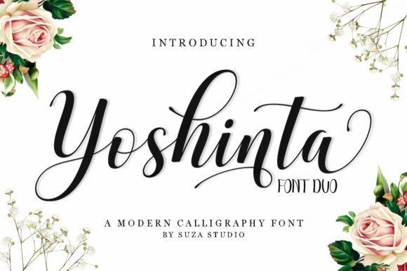 Yoshinta: A Handwritten Font for Elegant Web Design