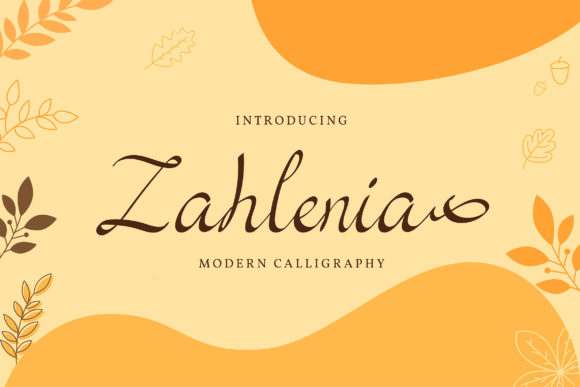 Zahlenia: A Delicate Script Font for Crafters and Makers